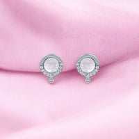 My Store -  Single Stone Dazzling Earrings  / Earing